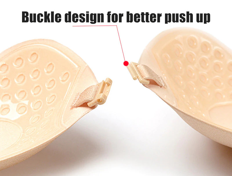 Push up plak BH - zwart en beige