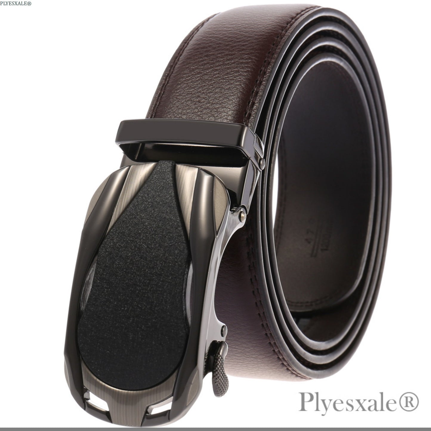 Heren riem -Bruin leder 130cm