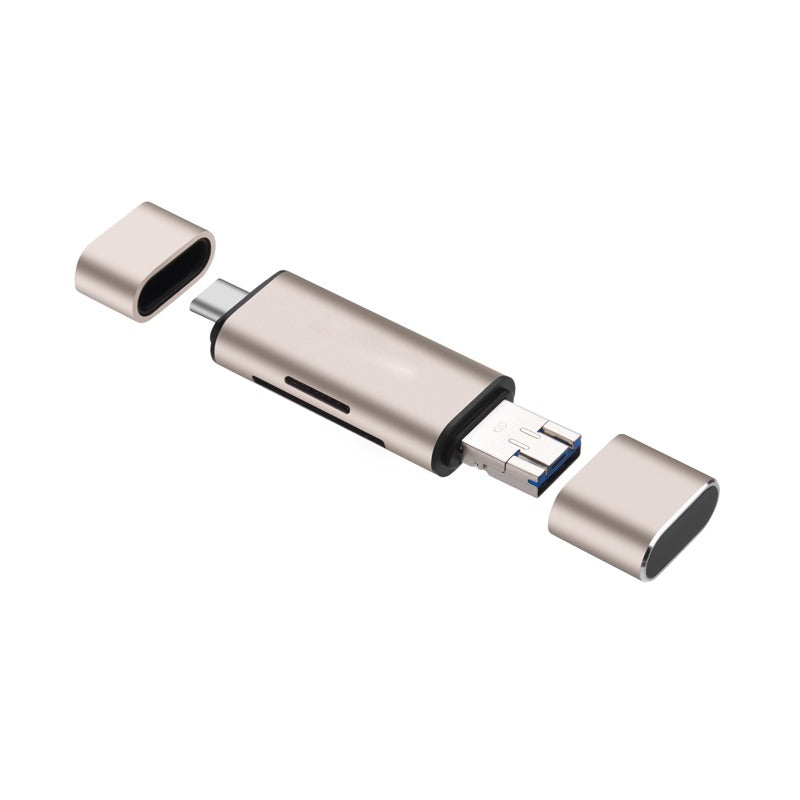 Kaartlezer 3 in 1 type C -USB en micro USB