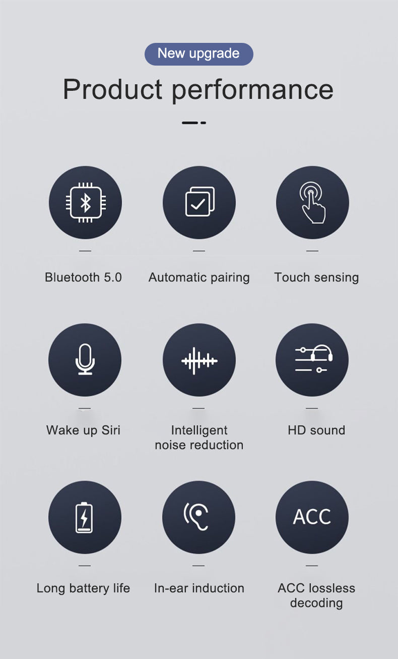 Wireless Mini Bluetooth Air Pods versie 5.0