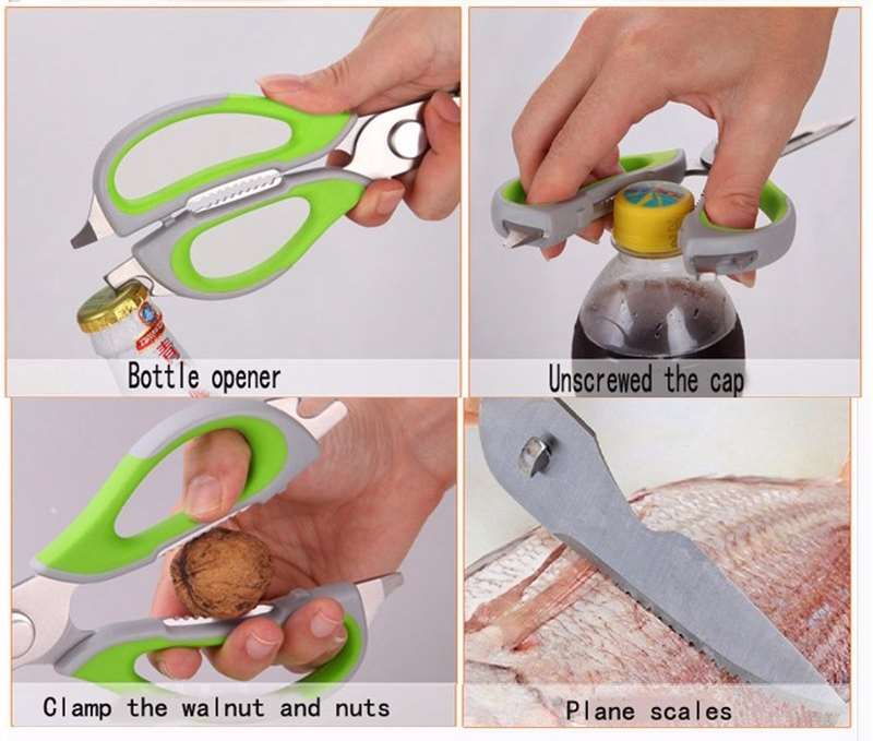Keukenschaar met 7 mogelijkheden.