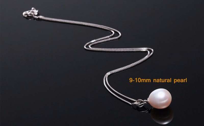 Sieraad set-Parels set -zoetwaterparels -Ketting en oorknopje
