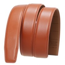 Camel leder heren riem - 130 cm lang