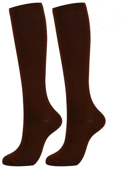 Compressie sokken Bruin S-M- H0017