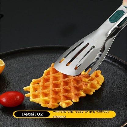 BBQ EN KEUKEN MULTIFUNCTIONELE  GRIJPTANGSET 18cm/23cm/28 CM RVS