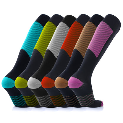 Clayton 6 paar Compressiesokken Kleuren S/M