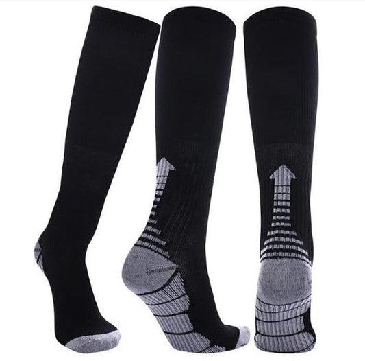 2 Paar VITAL Sportieve compressie-sok ZWART L-XL- H0142