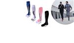 2 Paar SPORT compressie-sok ROZE L-XL -H0093