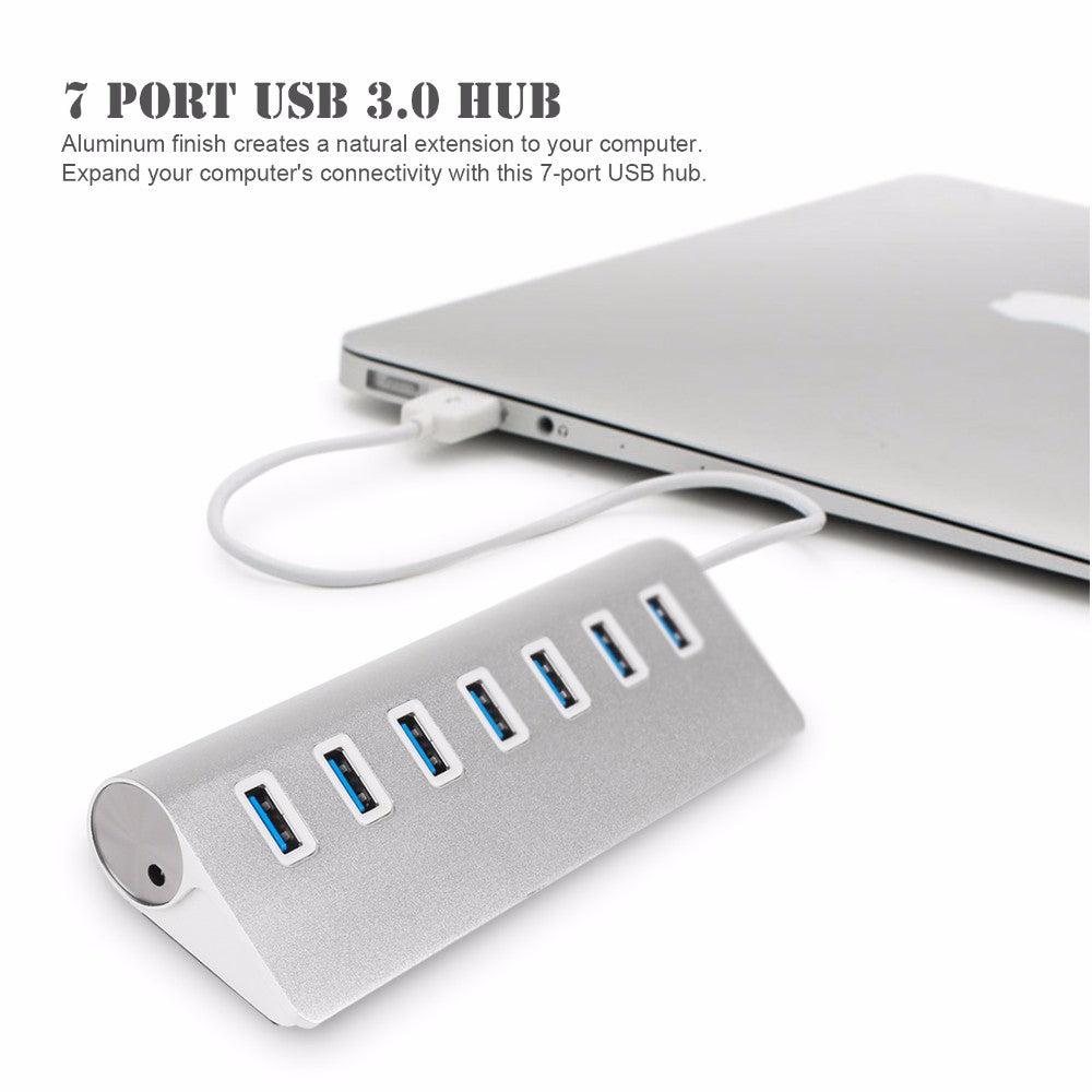 7 Poort splitter USB 3.0 hub