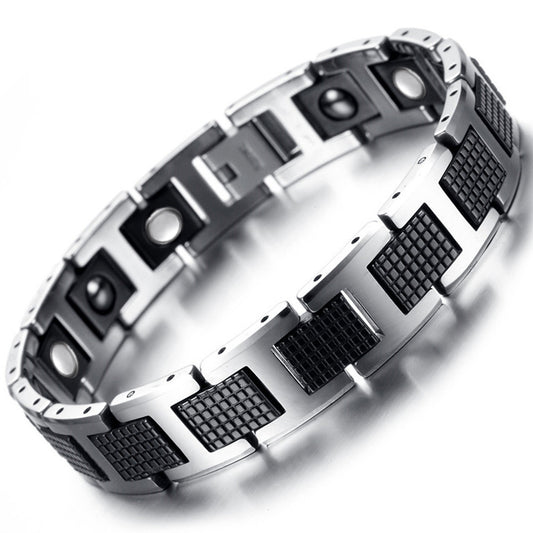 Heren bracelet magneet-Germanium