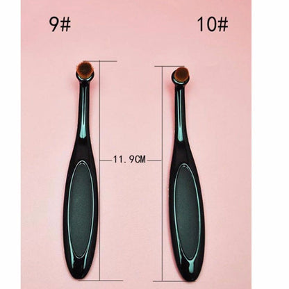 Oval Make-up Brush Set 10 Pieces