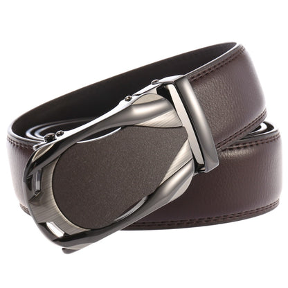 Heren Riem Bruin Leder - 130 cm lang