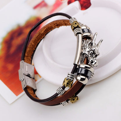 Heren bracelet dragon