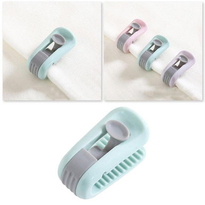 Dekbedclips -overtrek bevestigingsclips 3 X set 4 stuks groen (12 ST IN VERPAKKING)