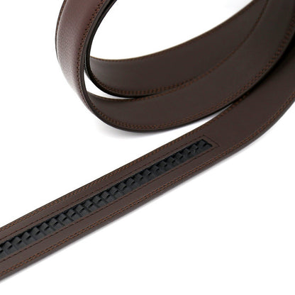 Heren riem -Bruin leder 130cm