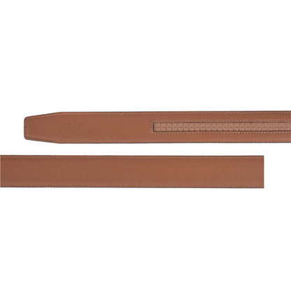 Camel leder heren riem -130cm lang