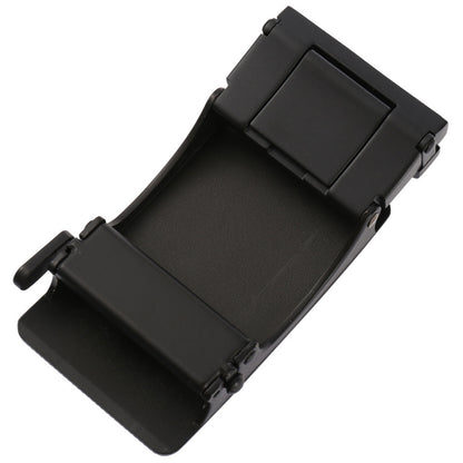 Heren Riem leder-zwart met automatische gesp.