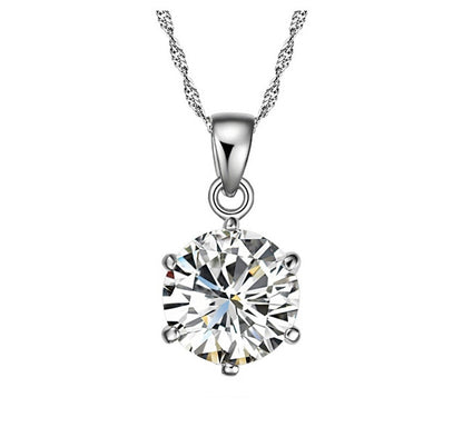 Sieraden set van Kristal en 925 sterling zilver.