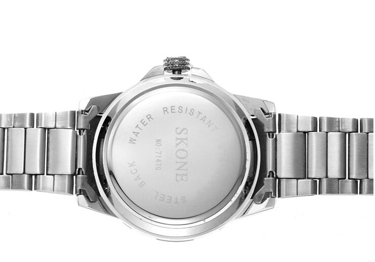 Heren Horloge -Quartz Japans uurwerk-Skone zwart -RVS