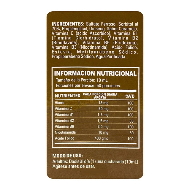Vitafer-L Gold Suplemento 20 ml / Vitachito