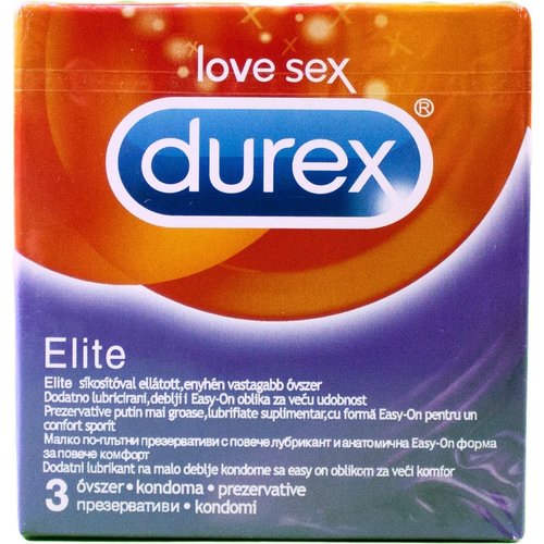 Durex Elite Condoom 9-pack Ultradun met extra glijmiddel